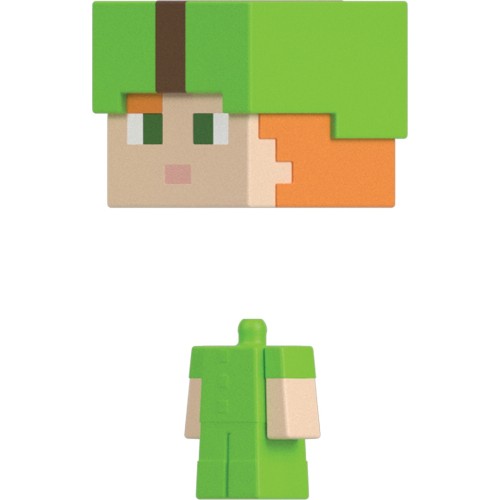Mattel Head Μίνι Φιγούρες Minecraft Mob Head Minis Alex In Dy Minecraft Παιδική Φιγούρα Παιχνιδιού HDV64 / HTL60 194735193523