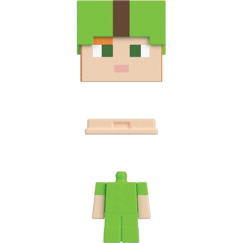 Mattel Head Μίνι Φιγούρες Minecraft Mob Head Minis Alex In Dy Minecraft Παιδική Φιγούρα Παιχνιδιού HDV64 / HTL60 194735193523