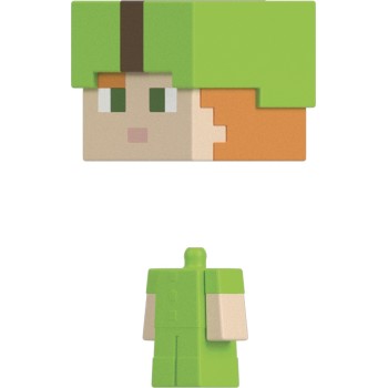 Mattel Minecraft MOB Head Minis Alex in Dyed Leather Armor HDV64 / HTL60 194735193523