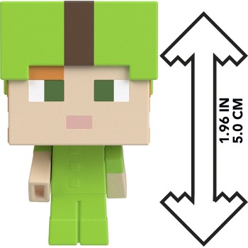 Mattel Head Μίνι Φιγούρες Minecraft Mob Head Minis Alex In Dy Minecraft Παιδική Φιγούρα Παιχνιδιού HDV64 / HTL60 194735193523