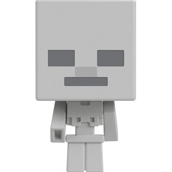 Mattel Head Μίνι Φιγούρες Minecraft Mob Head Minis Skeleton Minecraft Παιδική Φιγούρα Παιχνιδιού HDV64 / HTN21 194735194384