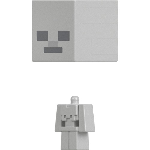 Mattel Head Μίνι Φιγούρες Minecraft Mob Head Minis Skeleton Minecraft Παιδική Φιγούρα Παιχνιδιού HDV64 / HTN21 194735194384