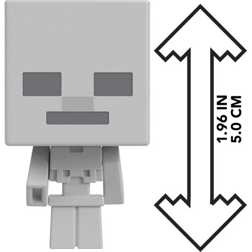 Mattel Minecraft MOB Head Minis Skeleton HDV64 / HTN21 194735194384