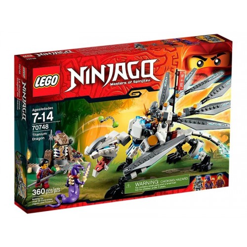 LEGO NINJAGO Titanium Dragon Δράκος Από Τιτάνιο 70748 5702015347457