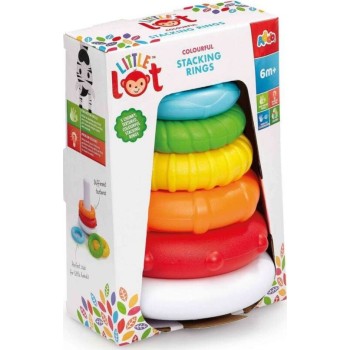 Addo Little Lot Πολύχρωμοι Δακτύλιοι Στοίβαξης 546884 5056289408308