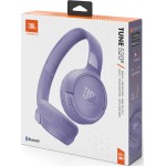jbl tune 520 bt wireless on-ear headphones with jbl pure bass sound, blueto JBL1051PURPLE 6925281964756