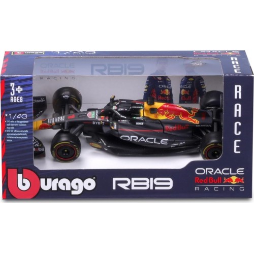 Bburago 38082V Formula 1 F1 Red Bull Rb19 2023 Max Verstappen Race Car Die  38160 4893993380824