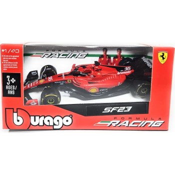 Bburago Formula 1 F1 Ferrari Sf-23 Race Car Charles Leclerc 16 - 1:43 Scale 38160 4893993368365
