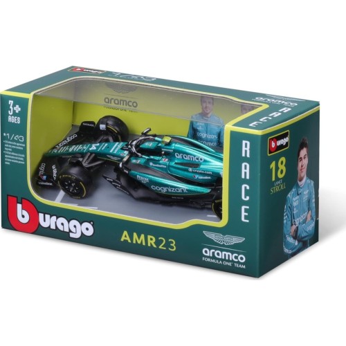 Bburago Formula 1 Aston Martin F1 Team Amr23 - Fernando Alonso 14 Σεζόν 2023 18/60039 4893993380909