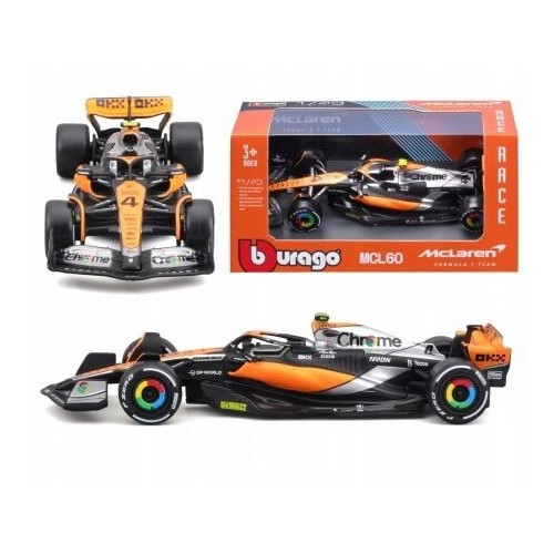 Bburago 1/43 F1 Mclaren MCL60 Lando Norris N.4 38160 4893993380879