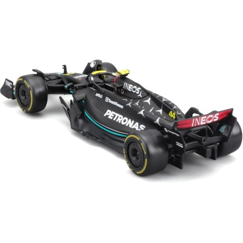 Bburago F1 Mercedes AMG W14 E2023, Hamilton: Formula 1 Model Car In 1:43 Scale, Lewis Hamilton, From 3 Years 18-38080H, Black 38