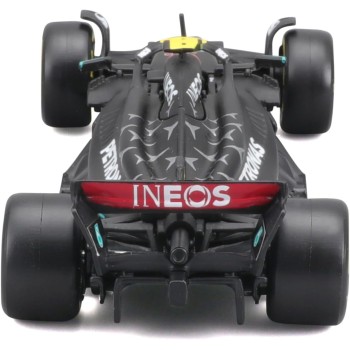 Bburago F1 Mercedes AMG W14 E2023, Hamilton: Formula 1 Model Car In 1:43 Scale, Lewis Hamilton, From 3 Years 18-38080H, Black 38