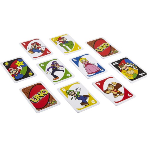 Mattel Uno Super Mario Bros Empty Games Επιτραπέζια Παιχνίδι Παιχνίδι Καρτών DRD00 887961331240