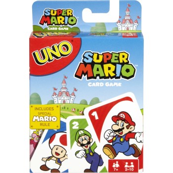Mattel Uno Super Mario Bros Empty Games Επιτραπέζια Παιχνίδι Παιχνίδι Καρτών DRD00 887961331240
