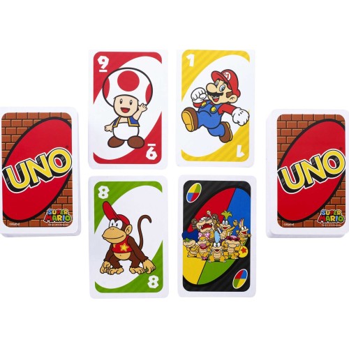 Mattel Uno Super Mario Bros Empty Games Επιτραπέζια Παιχνίδι Παιχνίδι Καρτών DRD00 887961331240