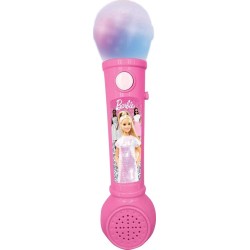 Lexibook Μικρόφωνο Barbie Για Παιδιά, Μουσικό Παιχνίδι, Ενσωματωμένο Ηχείο, Εφέ Φωτός Και Ήχου MIC80BB 3380743084862