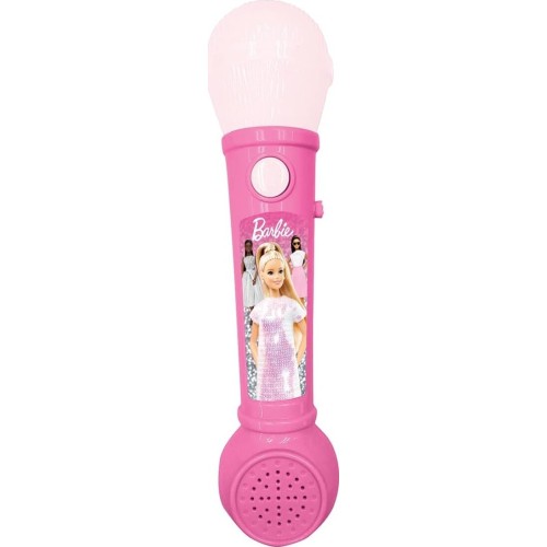 Lexibook Μικρόφωνο Barbie Για Παιδιά, Μουσικό Παιχνίδι, Ενσωματωμένο Ηχείο, Εφέ Φωτός Και Ήχου MIC80BB 3380743084862