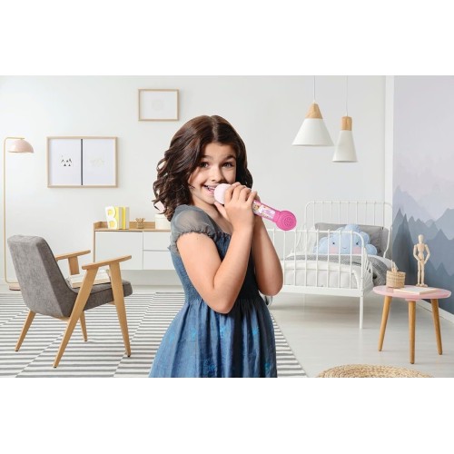 Lexibook Μικρόφωνο Barbie Για Παιδιά, Μουσικό Παιχνίδι, Ενσωματωμένο Ηχείο, Εφέ Φωτός Και Ήχου MIC80BB 3380743084862