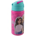 GIM Παιδικό Παγούρι Αλουμινίου Flip 500Ml Barbie 571-20248 5204549160712