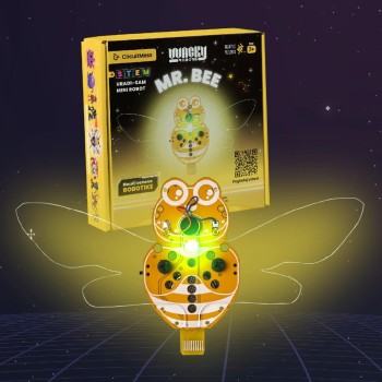 circuitmess Wacky Robots Mr. Bee DIY Robot WRMrBee 3859894145062