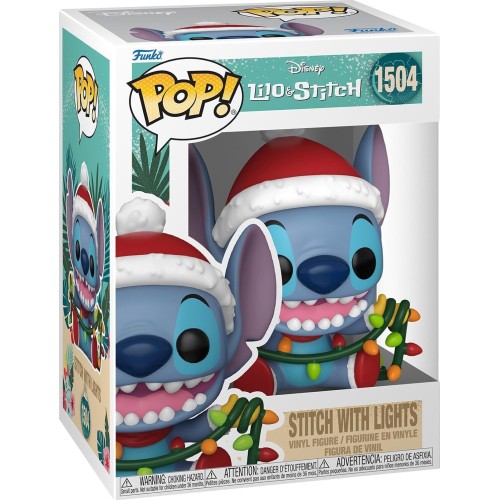Funko Disney Stitch pop! disney: stitch holiday – stitch with lights - lilo and stitch - collec 096067 889698800389