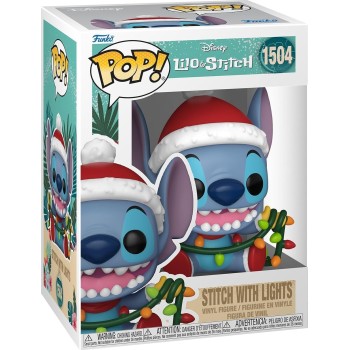 Funko Disney Stitch Pop! Disney: Lilo & Stitch Holiday - Stitch With Lights  N.1504 Φιγούρα Βινυλίου 096067 889698800389