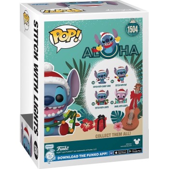 Funko Disney Stitch Pop! Disney: Lilo & Stitch Holiday - Stitch With Lights  N.1504 Φιγούρα Βινυλίου 096067 889698800389