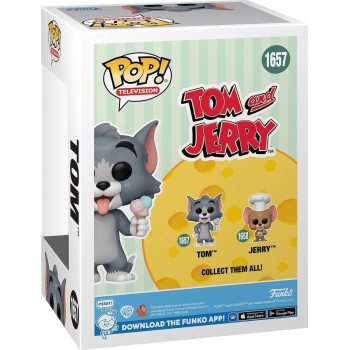 Funko Tom and Jerry Pop! Television: Tom & Jerry - Tom N.1657 Συλλεκτική Φιγούρα Βινυλίου - G 098553 889698801591