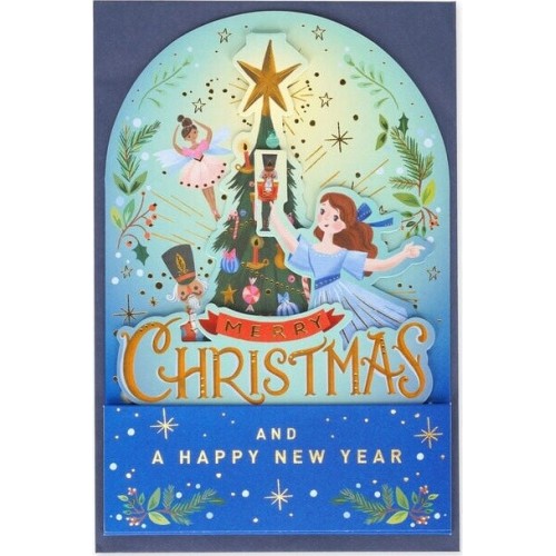 Legami Pop-Up Card - Pop-Up Χριστουγεννιάτικες Ευχετήριες Κάρτες - Xmas Tree BGPXS0005 8052694020958