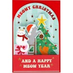 Legami Christmas Pop Up Card Xmas Kitty BGPXS0001 8052694020910
