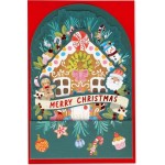 Legami Christmas Pop Up Card Gingerbread House BGPXS0008 8052694020989