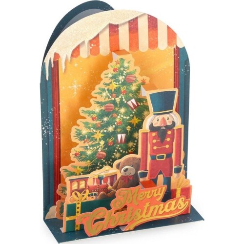 Legami Pop-Up Card - Pop-Up Greeting Card - Nutcracker BGPXS0007 8052694020972