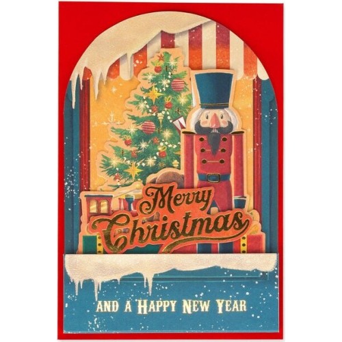 Legami Pop-Up Card - Pop-Up Greeting Card - Nutcracker BGPXS0007 8052694020972