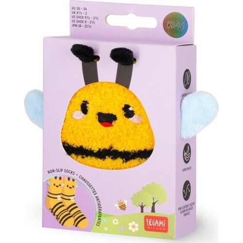 Legami Non-Slip Socks - Its A Match! Bee - Adult CS0004 8052694021412
