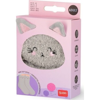 Legami Non-Slip Socks - It's A Match! Αντιολισθητικές Κάλτσες- Kitty - Adult CS0001 8052694021382