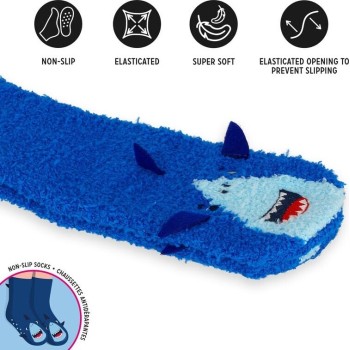 Legami Non-Slip Socks - It's A Match! Αντιολισθητικές Κάλτσες- Shark - Kid KCS0006 8052694021313