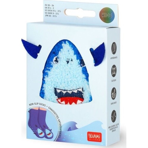 Legami Non-Slip Socks - Its A Match! Shark - Kid KCS0006 8052694021313