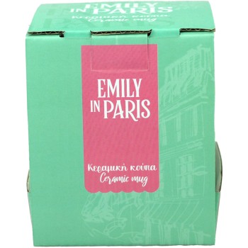GIM Κούπα Κεραμική Απλή Emily In Paris 325Ml 573-10101 5204549166233