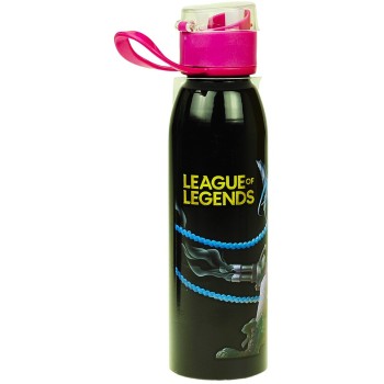 GIM Παιδικό Παγούρι Αλουμινίου 600Ml League Of Legends Jinx 565-00247 5204549149588