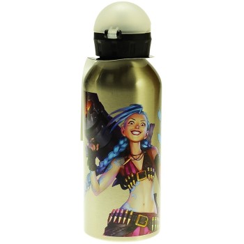 GIM Steel Water Bottle 580Ml League Of Legends Jinx 565-00231 5204549149434
