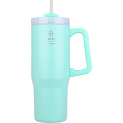 Estia Θερμός Straw Tumbler XL Save The Aegean 900Ml Bermuda Green 01-28657 5207158028657