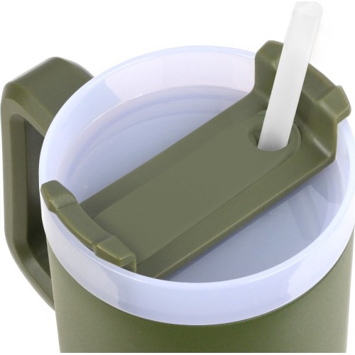 Estia Thermos Straw Tumbler XL Save the Aegean 900ml Forest Spirit 01-28633 5207158028633
