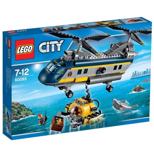 LEGO City Deep Sea Helicopter Ελικόπτερο Της Βαθιάς Θάλασσας 60093 5702015350648