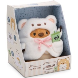 Nici Λούτρινο Mymochi 8Εκ Σκυλάκι Hiro Με Bubble Tea Και Στολή Πολικό Αρκουδάκι Σε Κουτί Δώρου NIC61140 4012390611465