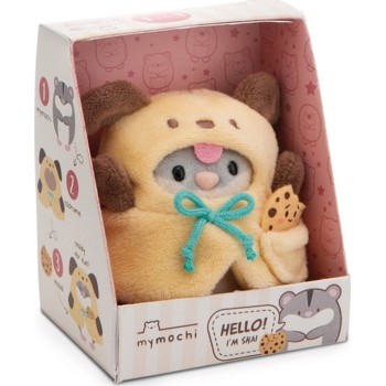 Nici Mymochi 8Cm Shai Hamster Plush With Cookie And Dog Costume In Gift Box NIC61140 4012390611441