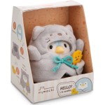 Nici Λούτρινο Mymochi 8Εκ Πιγκουϊνάκι Waddle Με Αξεσουάρ Παπάκι Και Στολή Γατάκι Σε Κουτί Δώρου NIC61140 4012390611434