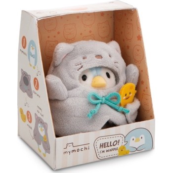 Nici Λούτρινο Mymochi 8Εκ Πιγκουϊνάκι Waddle Με Αξεσουάρ Παπάκι Και Στολή Γατάκι Σε Κουτί Δώρου NIC61140 4012390611434