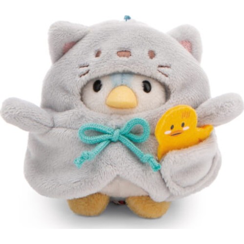 Nici Mymochi 8Cm Waddle Penguin Plush With Duckling Accessories And Kitten Outfit In Gift Box NIC61140 4012390611434