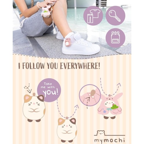 Nici Λούτρινο Mymochi 8Εκ Γατάκι Angy Με Κακτάκι Και Στολή Κουνελιού Σε Κουτί Δώρου NIC61140 4012390611410