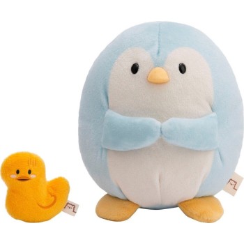 Nici Λούτρινο Mymochi 27Εκ Πιγκουϊνάκι Waddle Με Παπάκι NIC61409 4012390614091